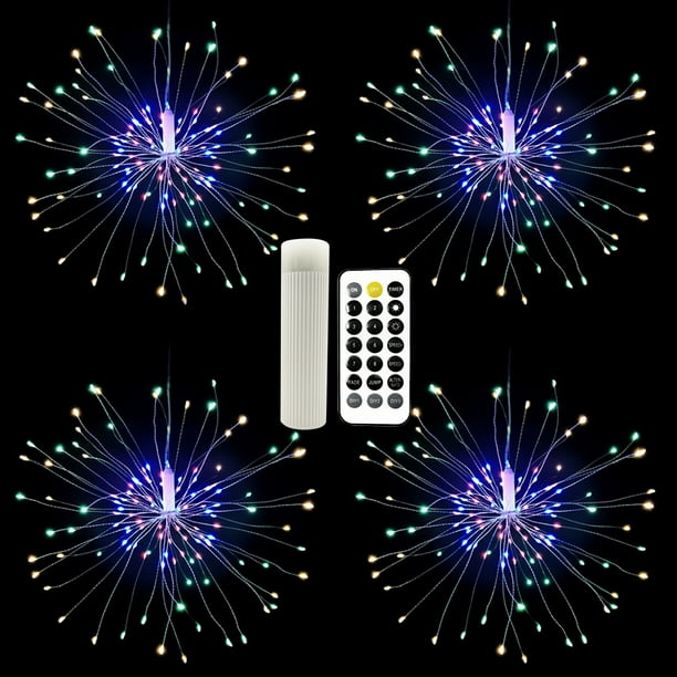 120LED Battery Hanging Firework Lamp Garden Starburst Stake Fairy Lights Wedding 120LED Battery Hanging Firework Lamp Garden Starburst Stake Fairy Lights Wedding